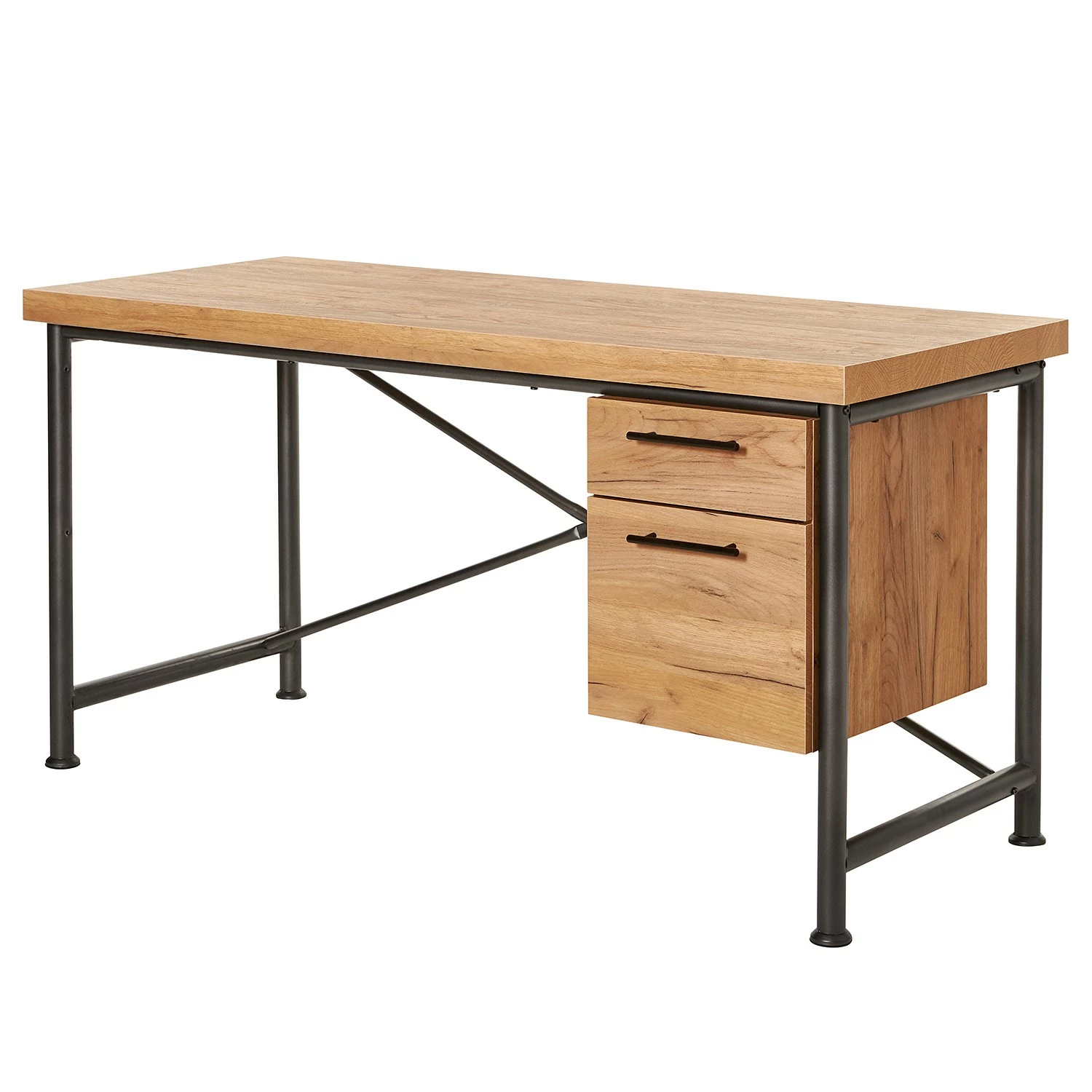 Jahnke Schreibtisch Craft D 151 - Kerneiche Dekor / Anthrazit 3 Jahnke Schreibtisch Craft D 151 - Kerneiche Dekor / Anthrazit