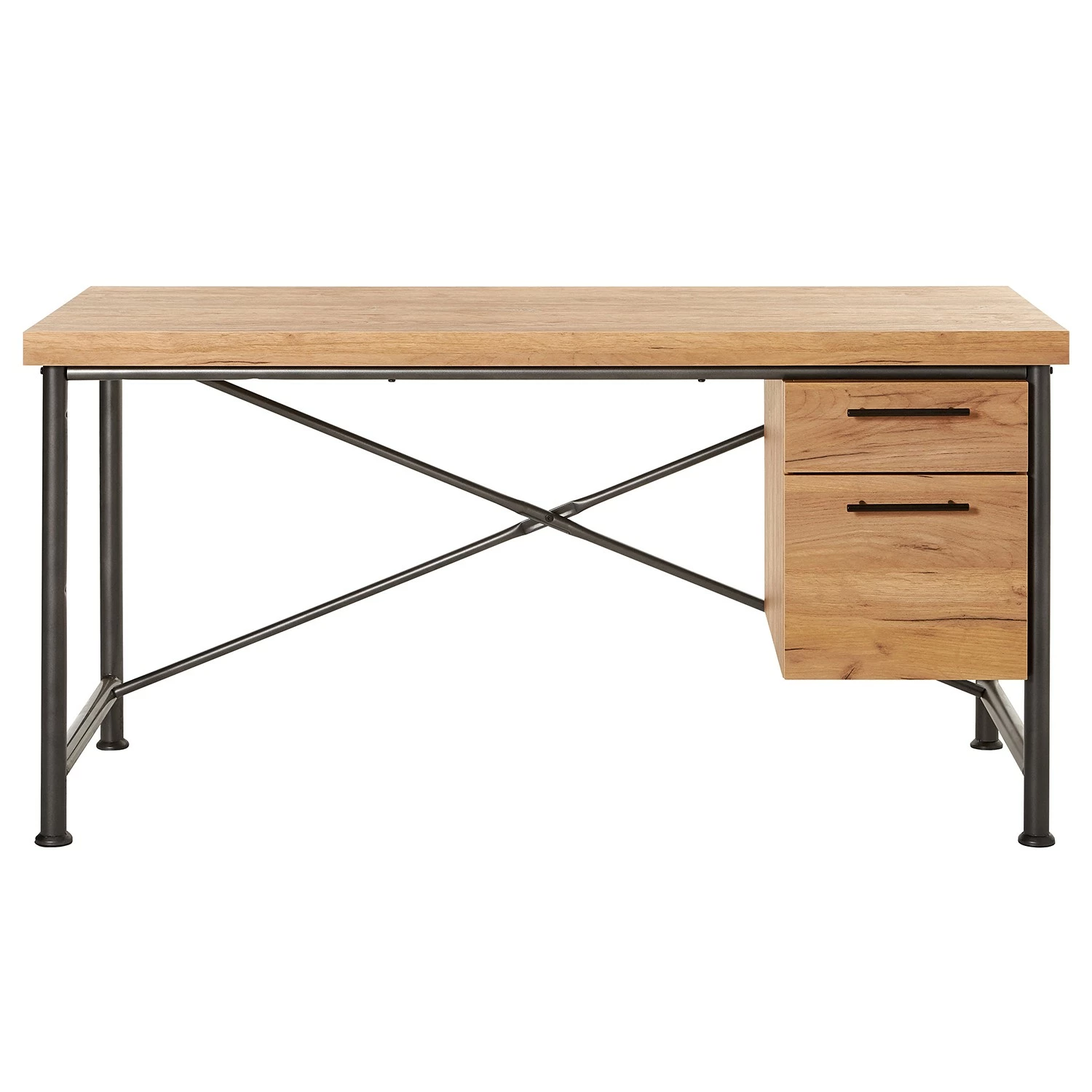 Jahnke Schreibtisch Craft D 151 - Kerneiche Dekor / Anthrazit 5 Jahnke Schreibtisch Craft D 151 - Kerneiche Dekor / Anthrazit – Bild 3