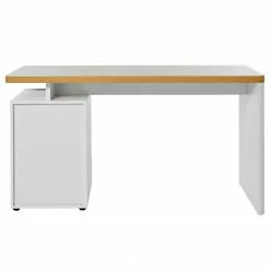 Jahnke Schreibtisch CU-LIBRE C 240 - Eiche Dekor / Weiß -Büromöbel Verkaufsgeschäft 1000358894 220615 060 DETAILS P000000001000358894