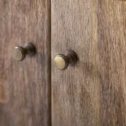 Red Living Sideboard Vallentuna - Mango massiv / Metall - Mango / Schwarz -Büromöbel Verkaufsgeschäft 1000359913 220621 070 DETAILS P000000001000359913