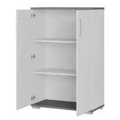 Germania Büroset GW-Profi 2.0 II (4-teilig) - Höhenverstellbar - Hellgrau -Büromöbel Verkaufsgeschäft 1000360357 220622 031 DETAILS P000000001000360357