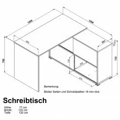 Germania Büroset Mingle III (3-teilig) - Anthrazit / Eiche Sonoma Dekor 21 Germania Büroset Mingle III (3-teilig) - Anthrazit / Eiche Sonoma Dekor -Büromöbel Verkaufsgeschäft 1000360363 220622 500 SKETCH DETAILS P000000001000360363 sketch