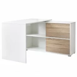 Germania Büroset Mingle II (2-teilig) - Weiß / Eiche Sonoma Dekor -Büromöbel Verkaufsgeschäft 1000360364 220622 030 DETAILS P000000001000360364