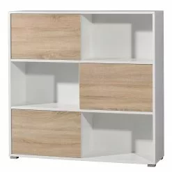 Germania Büroset Mingle II (2-teilig) - Weiß / Eiche Sonoma Dekor -Büromöbel Verkaufsgeschäft 1000360364 220622 033 DETAILS P000000001000360364