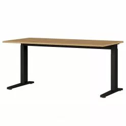 Germania Büroset GW-Agenda V (5-teilig) - Höhenverstellbar - Eiche Grandson Dekor / Graphit -Büromöbel Verkaufsgeschäft 1000360375 220622 035 DETAILS P000000001000360375