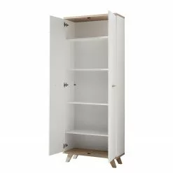 Germania Büroset Neston (5-teilig) - Weiß / Eiche Sanremo Dekor -Büromöbel Verkaufsgeschäft 1000360379 220622 035 DETAILS P000000001000360379