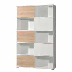 Germania Büroset Mingle I (2-teilig) - Weiß / Eiche Sonoma Dekor -Büromöbel Verkaufsgeschäft 1000360380 220622 034 DETAILS P000000001000360380