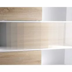 Germania Büroset Mingle I (2-teilig) - Weiß / Eiche Sonoma Dekor -Büromöbel Verkaufsgeschäft 1000360380 220622 035 DETAILS P000000001000360380