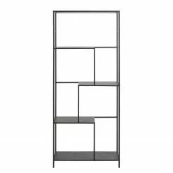 Red Living Regal Zap II - Marmor Schwarz Dekor / Schwarz -Büromöbel Verkaufsgeschäft 1000362961 220819 030 DETAILS P000000001000362961