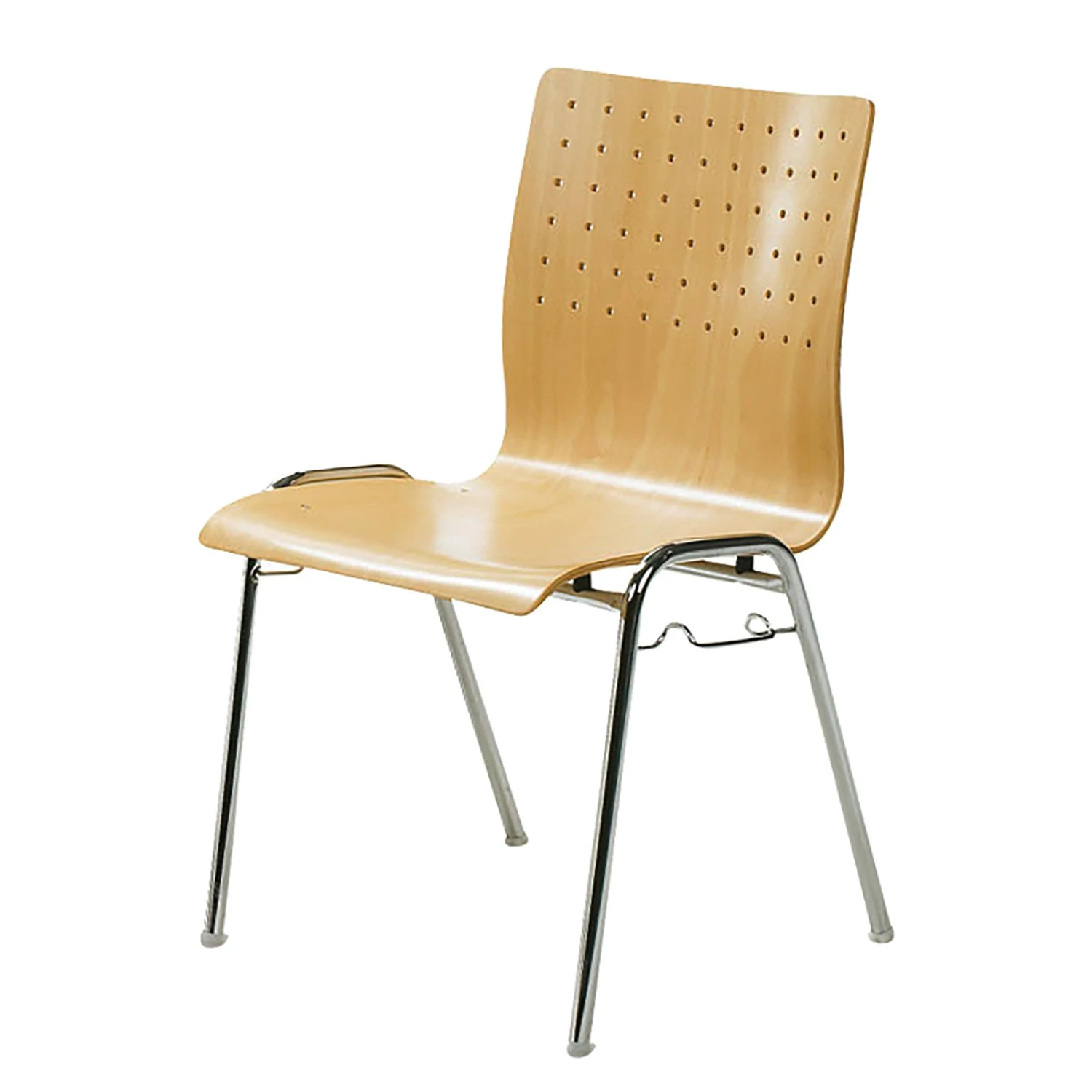 Mayer Sitzmöbel Besucherstuhl Gruppe 2117 - Buche massiv / Stahl - Buche / Chrom 3 Mayer Sitzmöbel Besucherstuhl Gruppe 2117 - Buche massiv / Stahl - Buche / Chrom