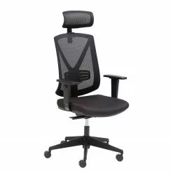 Mayer Sitzmöbel Bürodrehstuhl 2336 - Netzstoff / Webstoff / Kunststoff - Schwarz