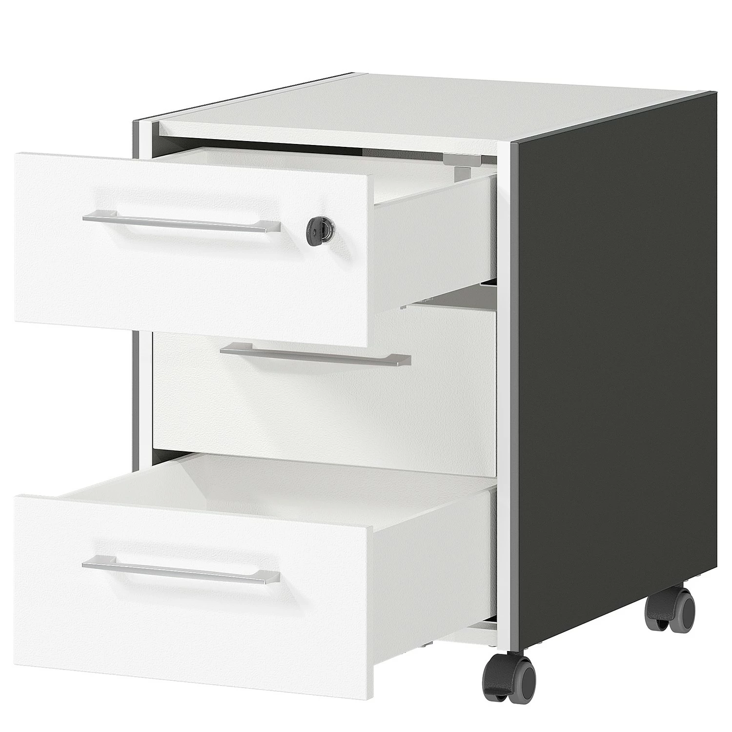 Germania Büroset GW-Pasadena - Graphit / Weiß 7 Germania Büroset GW-Pasadena - Graphit / Weiß – Bild 5