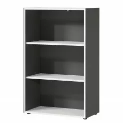 Germania Aktenregal GW-Pasadena - Graphit / Weiß - Höhe: 120 cm