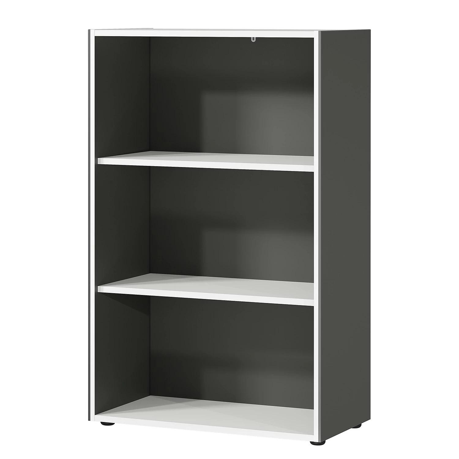Germania Aktenregal GW-Pasadena - Graphit / Weiß - Höhe: 120 cm 3 Germania Aktenregal GW-Pasadena - Graphit / Weiß - Höhe: 120 cm
