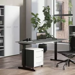 Germania Büroset GW-Pasadena V - Graphit / Weiß