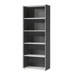 Germania Aktenregal GW-Pasadena II - Graphit / Weiß - Höhe: 196 cm -Büromöbel Verkaufsgeschäft 1000363843 220722 031 DETAILS P000000001000363843