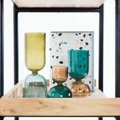 Red Living Regal Breitbride II - Akazie massiv / Metall - Akazie / Schwarz -Büromöbel Verkaufsgeschäft 1000363950 220714 050 DETAILS P000000001000363950