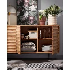 Red Living Sideboard Bela-Bela - Akazie massiv -Büromöbel Verkaufsgeschäft 1000363951 220714 024 MOOD DETAILS P000000001000363951 mood