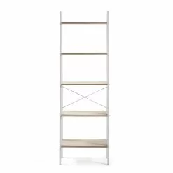 Norrwood Regal Kalahari - Stahl - Eiche Dekor / Weiß -Büromöbel Verkaufsgeschäft 1000363962 220714 030 DETAILS P000000001000363962