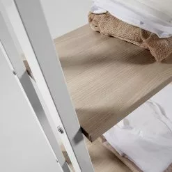 Norrwood Regal Kalahari - Stahl - Eiche Dekor / Weiß -Büromöbel Verkaufsgeschäft 1000363962 220714 046 DETAILS P000000001000363962