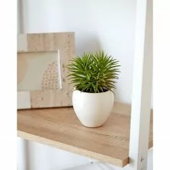 Norrwood Regal Kalahari - Stahl - Eiche Dekor / Weiß -Büromöbel Verkaufsgeschäft 1000363962 220714 050 DETAILS P000000001000363962