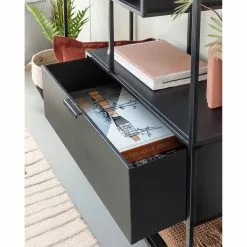 Loftscape Regal Blackrod - Metall - Schwarz 24 Loftscape Regal Blackrod - Metall - Schwarz -Büromöbel Verkaufsgeschäft 1000363964 220714 060 DETAILS P000000001000363964