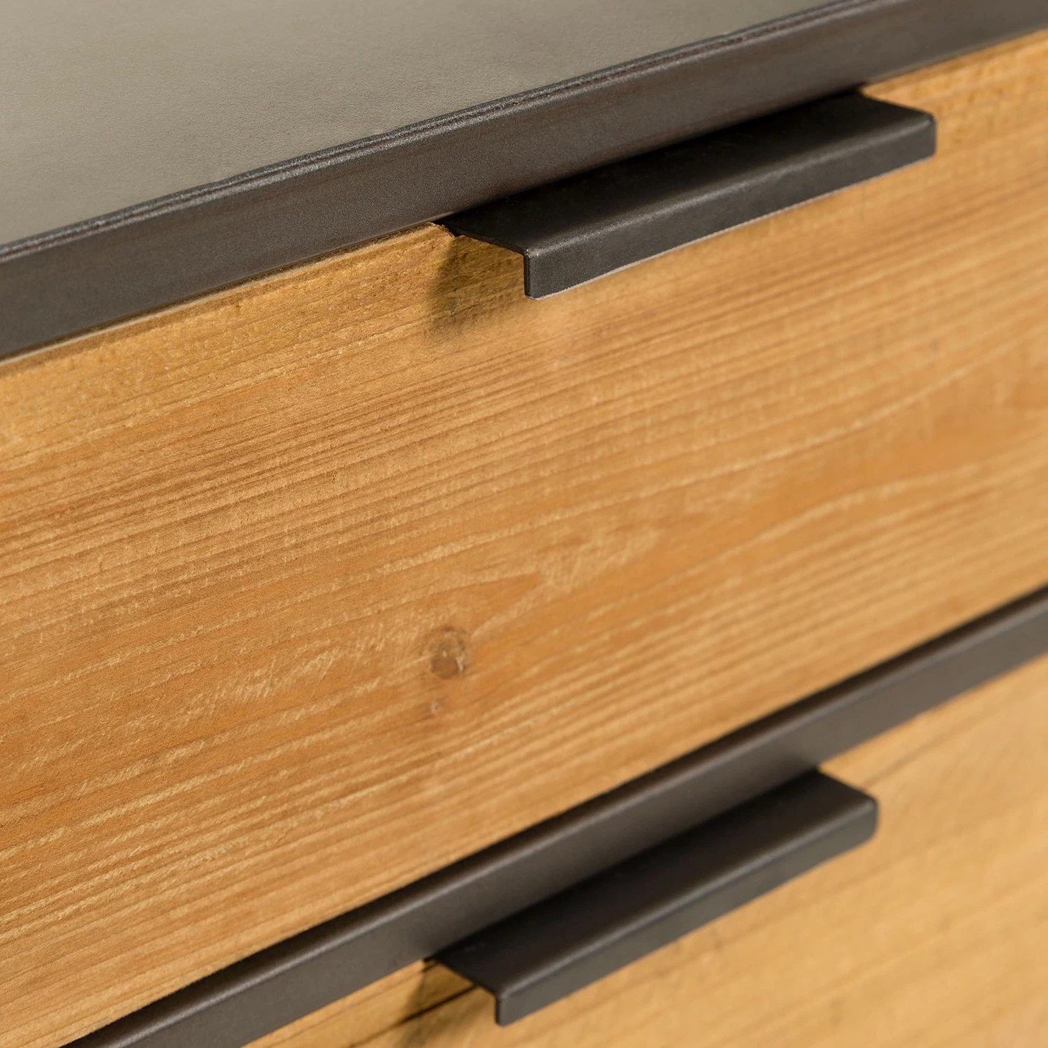 Red Living Sideboard Kisumu - Wiener Geflecht / Eisen - Braun / Schwarz 15 Red Living Sideboard Kisumu - Wiener Geflecht / Eisen - Braun / Schwarz – Bild 13