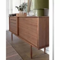 Naturoo Sideboard Chipata - Walnuss teilmassiv -Büromöbel Verkaufsgeschäft 1000363971 220714 021 MOOD DETAILS P000000001000363971 mood