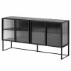 Loftscape Sideboard Tete - Glas / Metall - Schwarz 2 Loftscape Sideboard Tete - Glas / Metall - Schwarz -Büromöbel Verkaufsgeschäft 1000363985 220714 010 IMAGE P000000001000363985