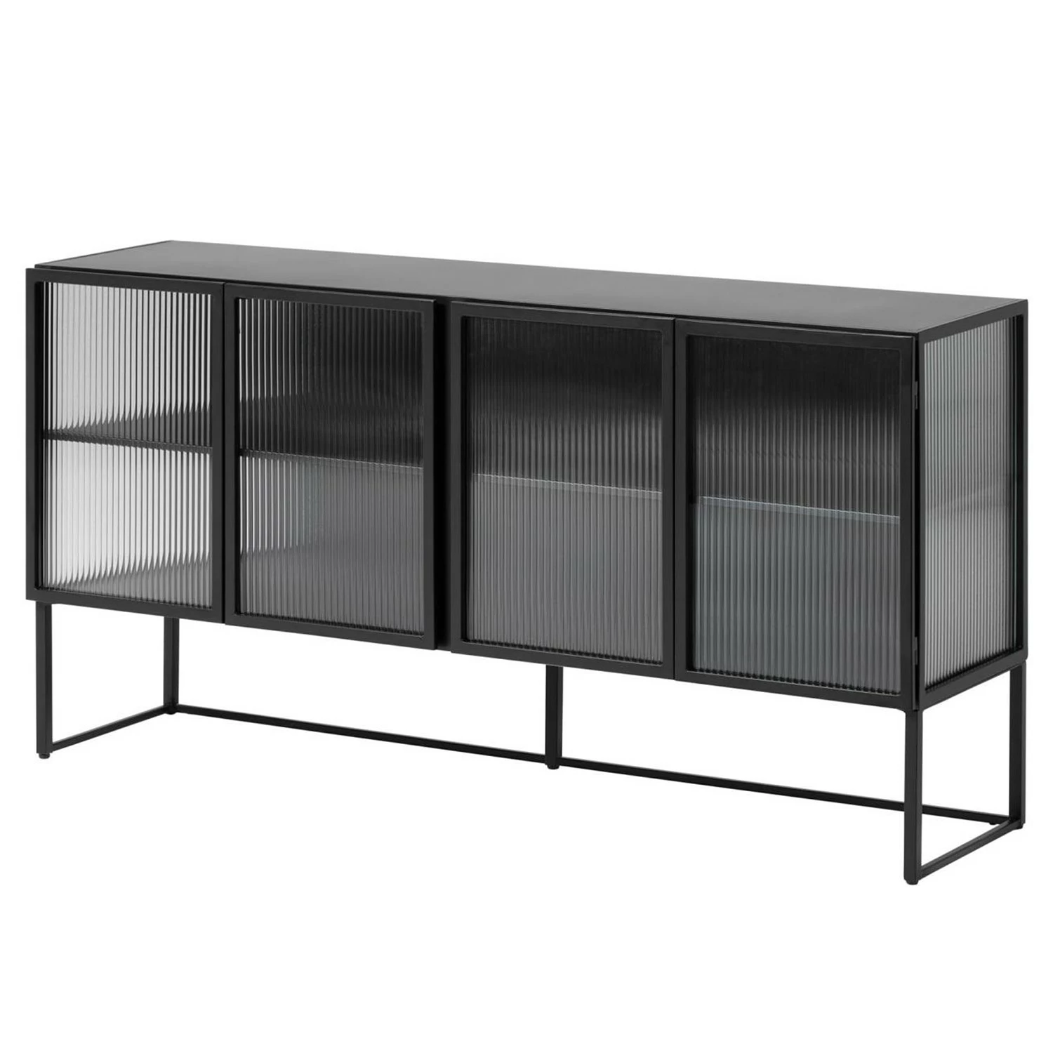 Loftscape Sideboard Tete - Glas / Metall - Schwarz 3 Loftscape Sideboard Tete - Glas / Metall - Schwarz