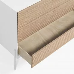 Norrwood Sideboard Maredale II - Esche teilmassiv - Esche / Weiß -Büromöbel Verkaufsgeschäft 1000364002 220714 030 DETAILS P000000001000364002