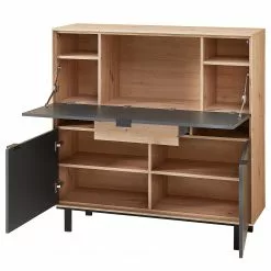 Fashion For Home Sekretär Leox - Graphit / Eiche Artisan Dekor 9 Fashion For Home Sekretär Leox - Graphit / Eiche Artisan Dekor -Büromöbel Verkaufsgeschäft 1000364254 220719 035 DETAILS P000000001000364254