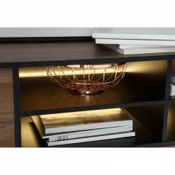 Red Living Sideboard Trylith I - Eiche Rustikal Dekor / Schwarz -Büromöbel Verkaufsgeschäft 1000364622 220719 065 DETAILS P000000001000364622