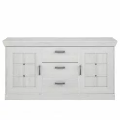 Ridgevalley Sideboard Boolamore I - Kiefer Weiß Dekor -Büromöbel Verkaufsgeschäft 1000364881 220722 030 DETAILS P000000001000364881