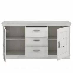 Ridgevalley Sideboard Boolamore I - Kiefer Weiß Dekor -Büromöbel Verkaufsgeschäft 1000364881 220722 032 DETAILS P000000001000364881