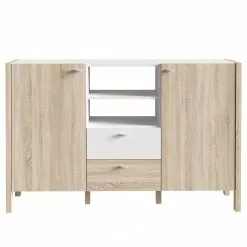 Loftscape Sideboard Thurles I - Eiche Sonoma Dekor / Weiß 11 Loftscape Sideboard Thurles I - Eiche Sonoma Dekor / Weiß -Büromöbel Verkaufsgeschäft 1000364903 220722 030 DETAILS P000000001000364903