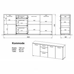 Germania Sideboard Campo - Anthrazit 13 Germania Sideboard Campo - Anthrazit -Büromöbel Verkaufsgeschäft 1000366030 220809 500 SKETCH DETAILS P000000001000366030 sketch