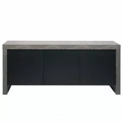 Temahome Sideboard Kobe II - Schwarz / Beton Dekor -Büromöbel Verkaufsgeschäft 1000366639 220906 030 DETAILS P000000001000366639