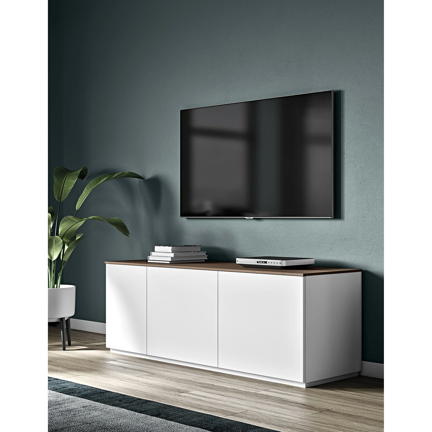 Temahome Sideboard Join VI - Weiß / Nussbaum 4 Temahome Sideboard Join VI - Weiß / Nussbaum – Bild 2