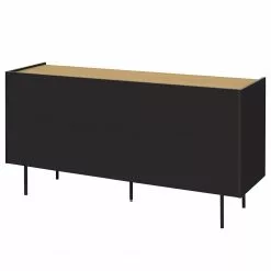 Temahome Sideboard Radio - Echtholzfurnier - Schwarz / Eiche 17 Temahome Sideboard Radio - Echtholzfurnier - Schwarz / Eiche -Büromöbel Verkaufsgeschäft 1000366695 220906 060 DETAILS P000000001000366695