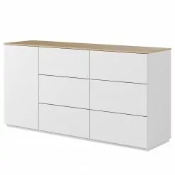 Temahome Sideboard Join V - Weiß / Eiche