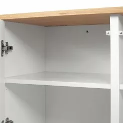 Temahome Sideboard Edge - Echtholzfurnier - / Weiß / Eiche 15 Temahome Sideboard Edge - Echtholzfurnier - / Weiß / Eiche -Büromöbel Verkaufsgeschäft 1000366714 220906 040 DETAILS P000000001000366714