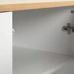 Temahome Sideboard Edge - Echtholzfurnier - / Weiß / Eiche 16 Temahome Sideboard Edge - Echtholzfurnier - / Weiß / Eiche -Büromöbel Verkaufsgeschäft 1000366714 220906 050 DETAILS P000000001000366714