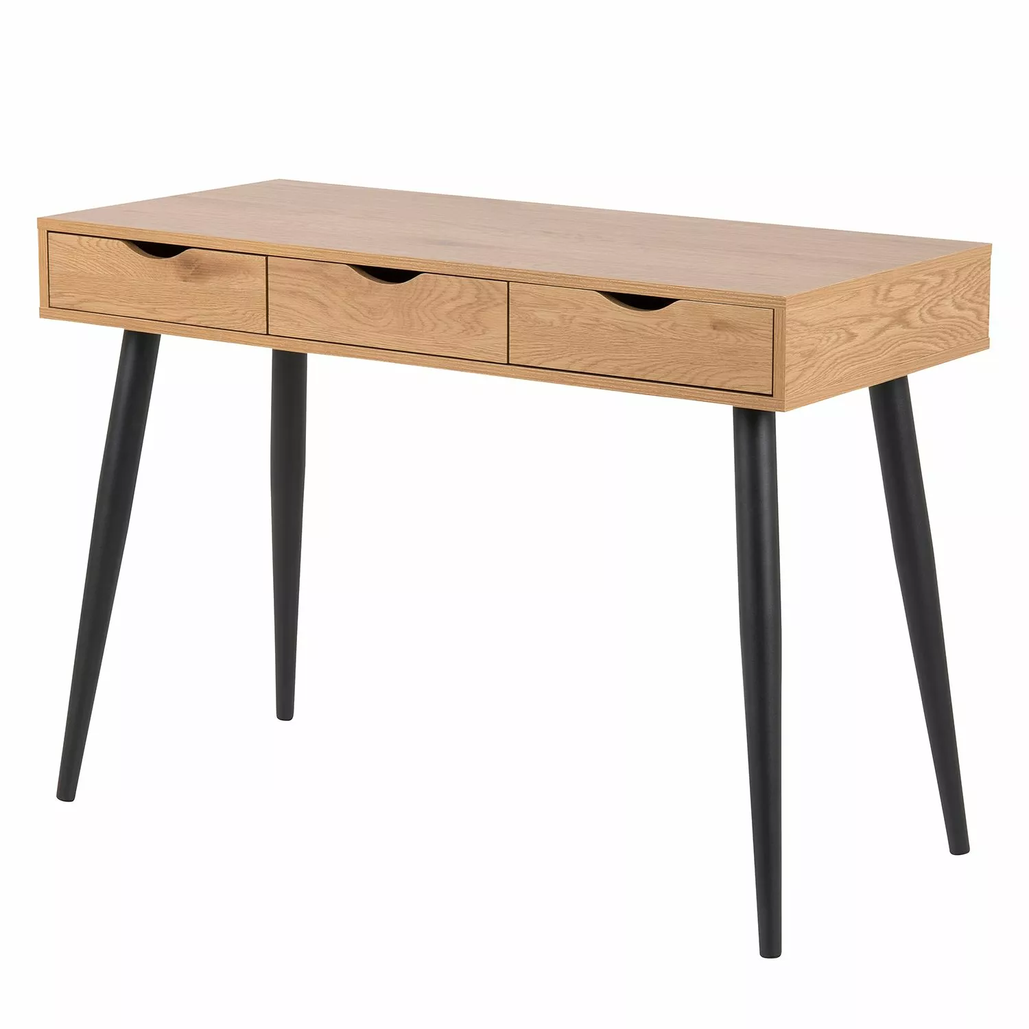 Mørteens Schreibtisch Dingus - Eiche Dekor / Schwarz 3 Mørteens Schreibtisch Dingus - Eiche Dekor / Schwarz