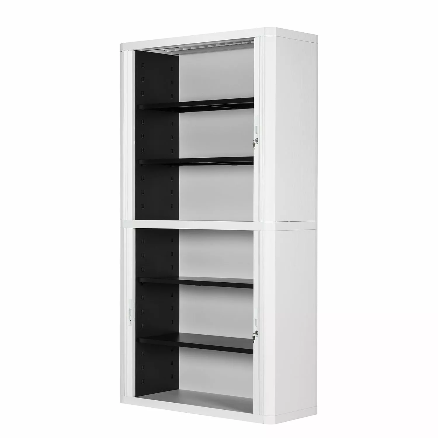 EasyOffice by Paperflow Aktenschrank easyOffice - Noire et Blanc II - Schwarz / Weiß - Höhe: 204 cm 7 EasyOffice by Paperflow Aktenschrank easyOffice - Noire et Blanc II - Schwarz / Weiß - Höhe: 204 cm – Bild 5
