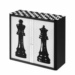 EasyOffice by Paperflow Aktenschrank easyOffice - Noire et Blanc IV - Schwarz / Weiß