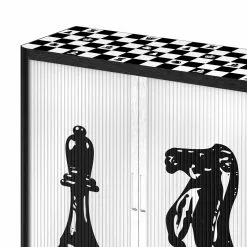 EasyOffice by Paperflow Aktenschrank easyOffice - Noire et Blanc IX - Schwarz / Weiß -Büromöbel Verkaufsgeschäft aktenschrank easyoffice noire et blanc ix 1890158