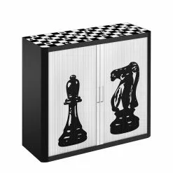 EasyOffice by Paperflow Aktenschrank easyOffice - Noire et Blanc IX - Schwarz / Weiß -Büromöbel Verkaufsgeschäft aktenschrank easyoffice noire et blanc ix 1890166