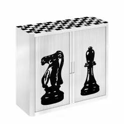 EasyOffice by Paperflow Aktenschrank easyOffice - Noire et Blanc VI - Schwarz / Weiß -Büromöbel Verkaufsgeschäft aktenschrank easyoffice noire et blanc vi 1890542