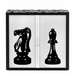 EasyOffice by Paperflow Aktenschrank easyOffice - Noire et Blanc VII - Schwarz / Weiß -Büromöbel Verkaufsgeschäft aktenschrank easyoffice noire et blanc vii 1890478